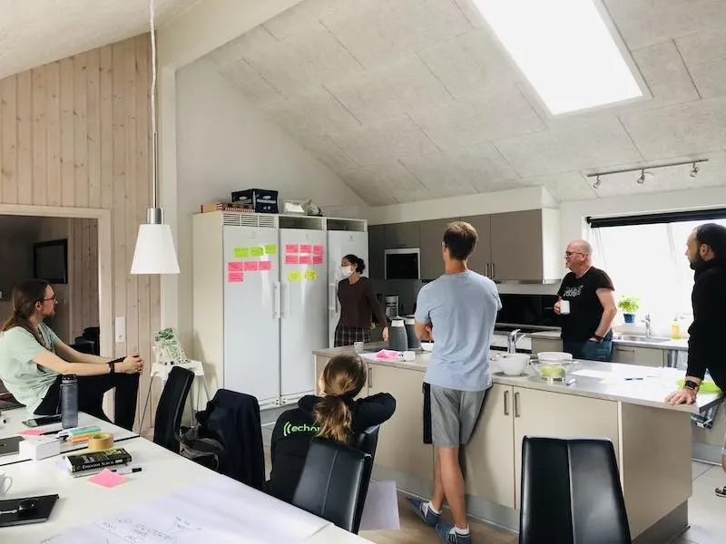 Workshop in Kitchen