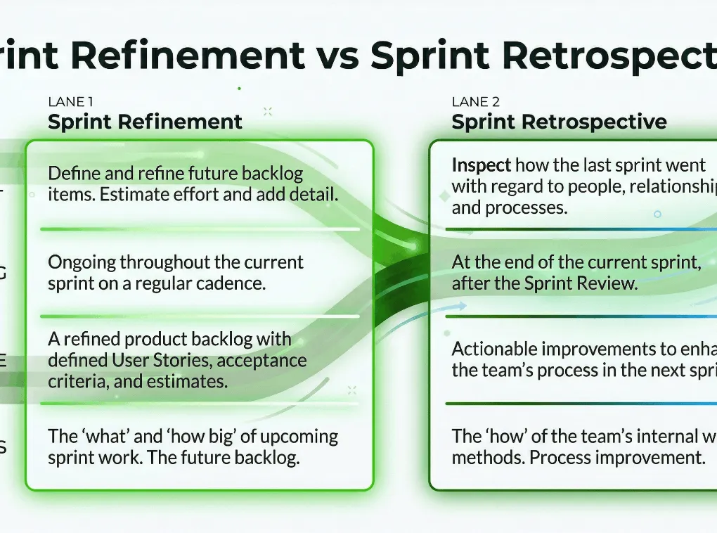 Refinemnet Sprint Refinement vs Sprint Retrospektive: Просто про головне