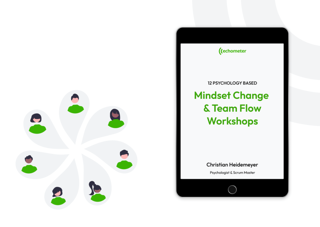 Echometer e-boken för Agile-coacher och Scrum Masters: 12 psykologibaserade workshops om förändring av tankesätt och teamflöde