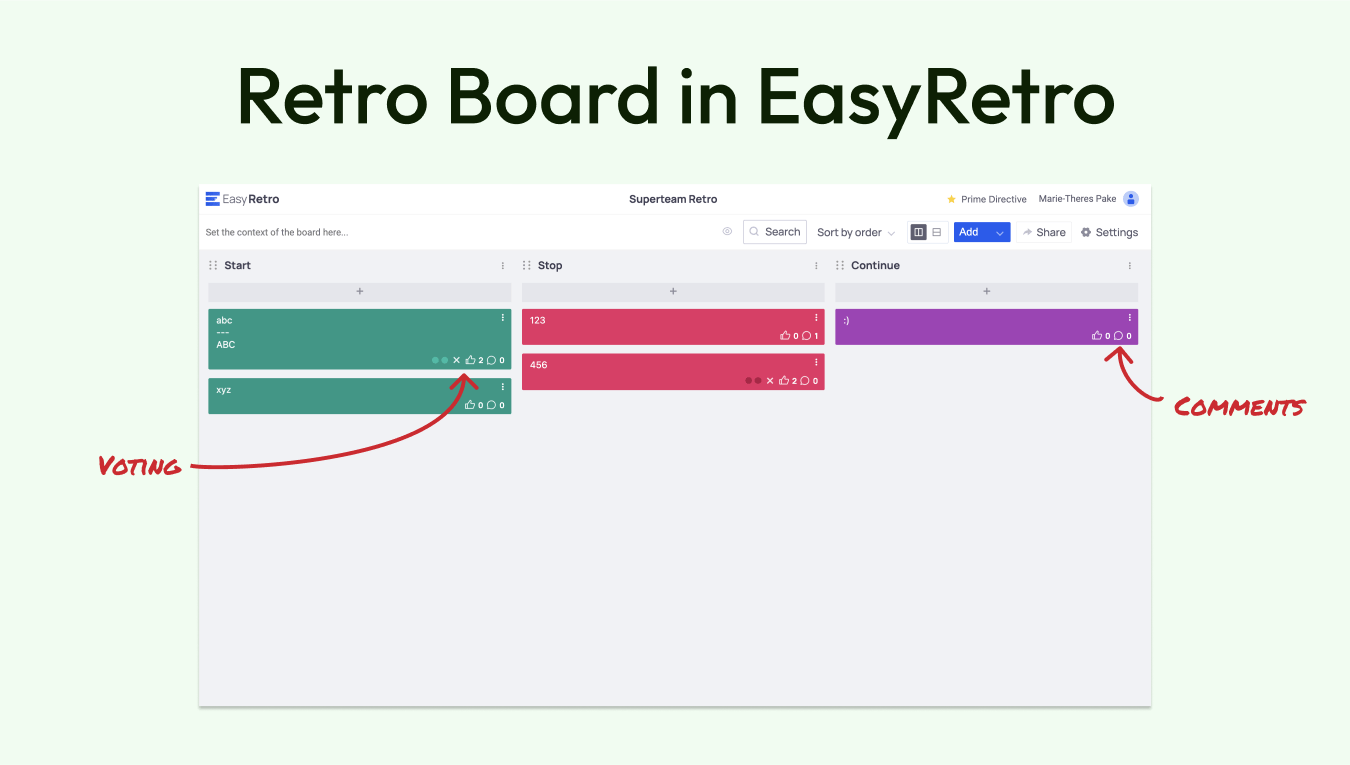 Easy Retro Board