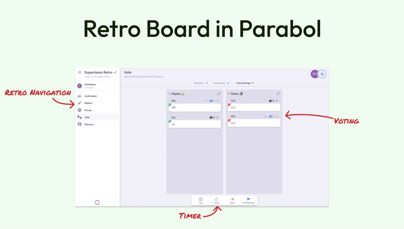 Parabol Retro Board